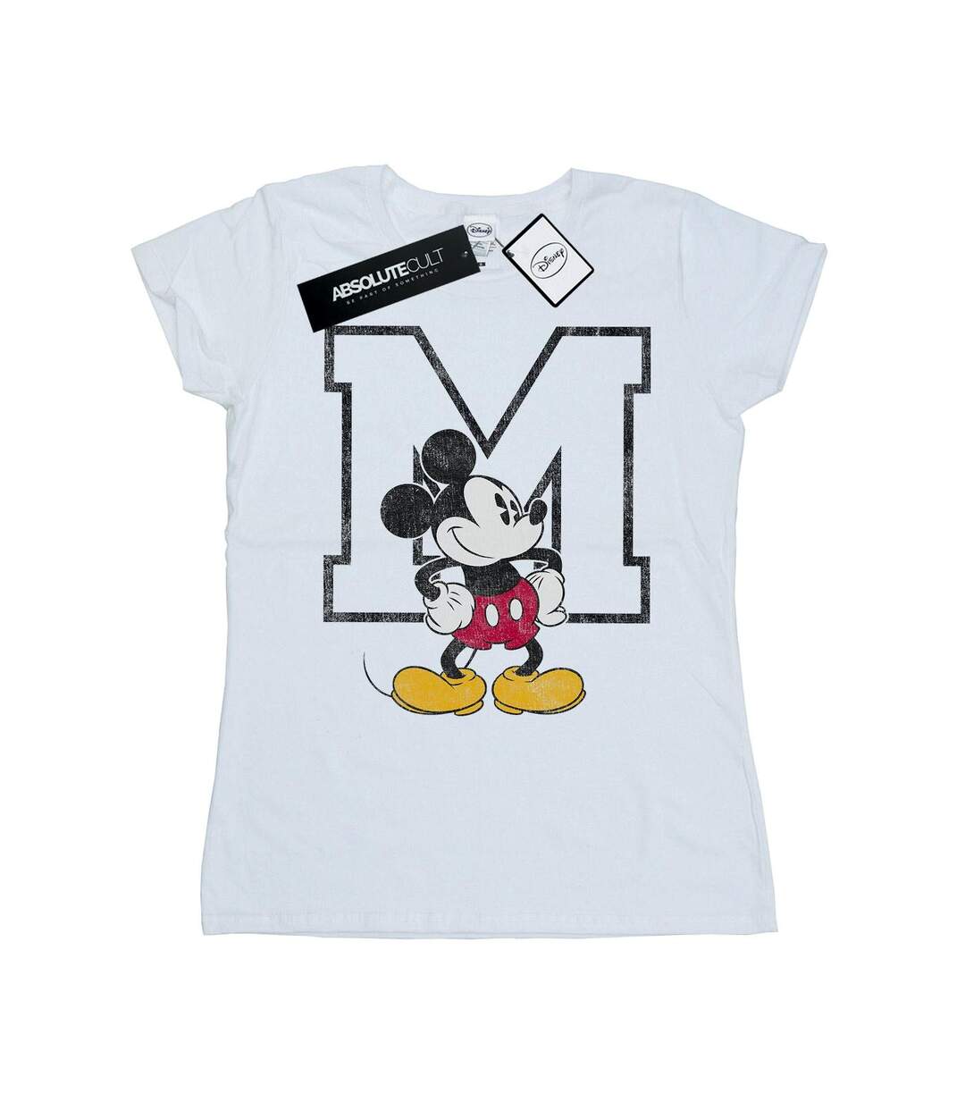 Disney Femme/Les femmes Mickey Mouse Classic M T-Shirt en coton (Blanc) - UTBI31006-1