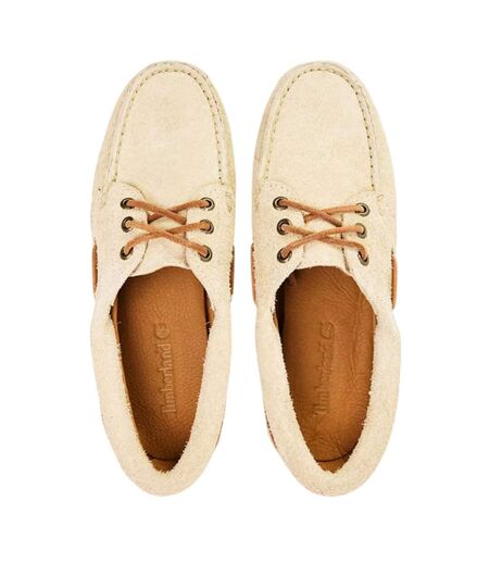 Chaussures Bateau Noreen Femme Blanc Cassé Timberland