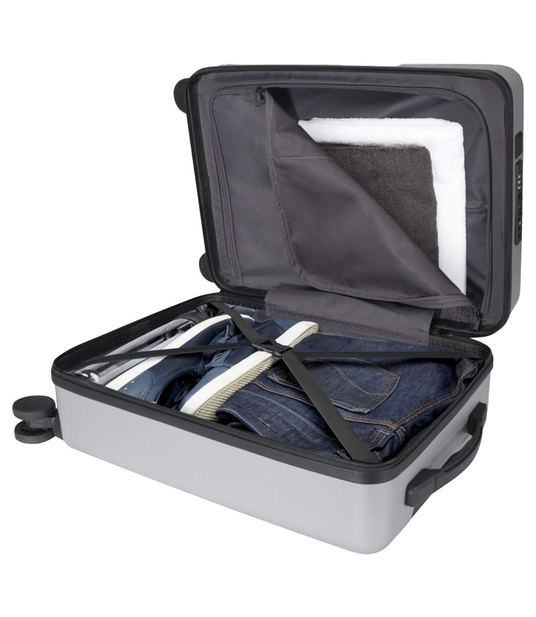 Sac À Roulettes Rover Pro Taille Unique Argenté Floso-3