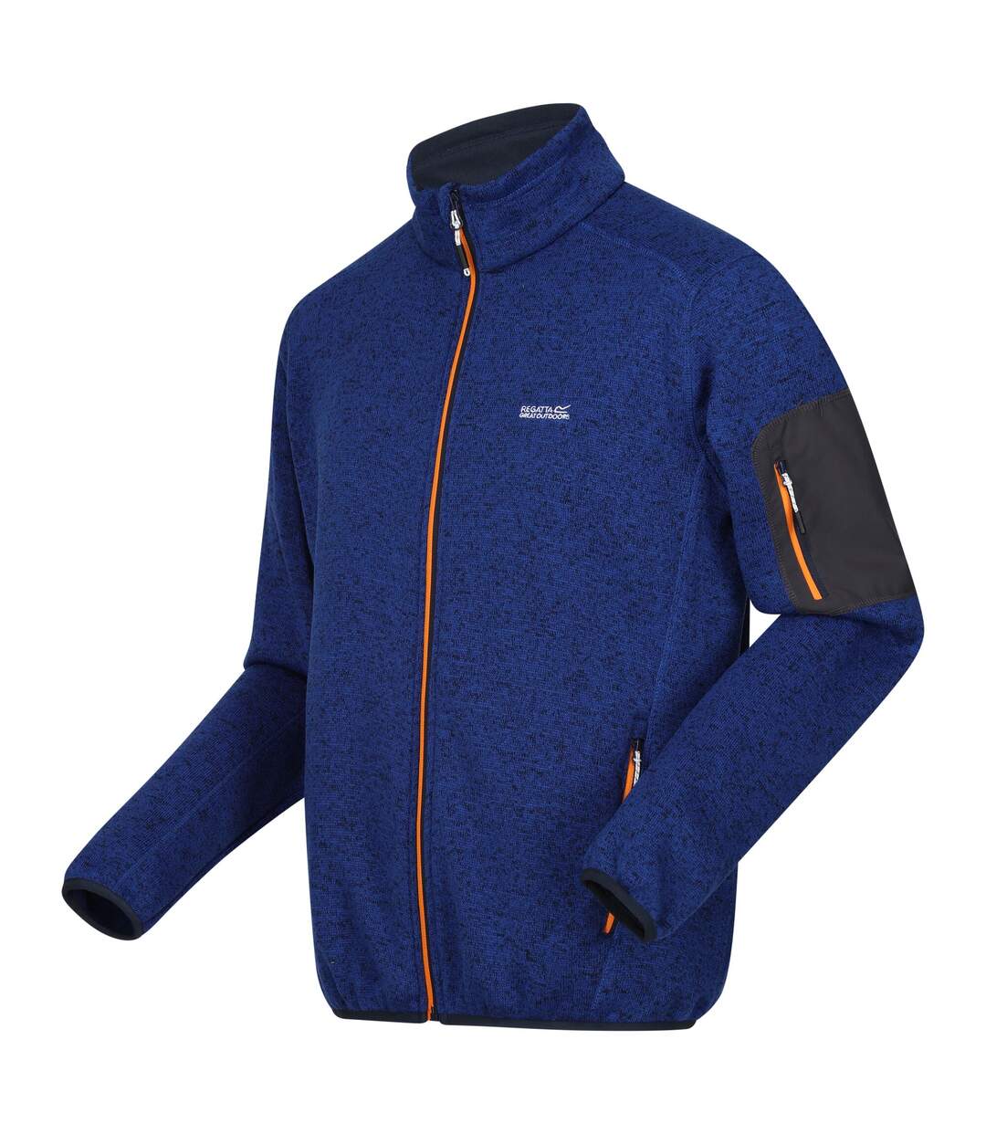 Veste polaire newhill homme bleu roi / orange kaki Regatta-3