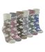 Sock Snob - 6 paires femme de chaussettes de lit épaisses et chaudes en laine-1