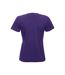 Womens/ladies New Classic T-shirt Bright Lilac Clique-2