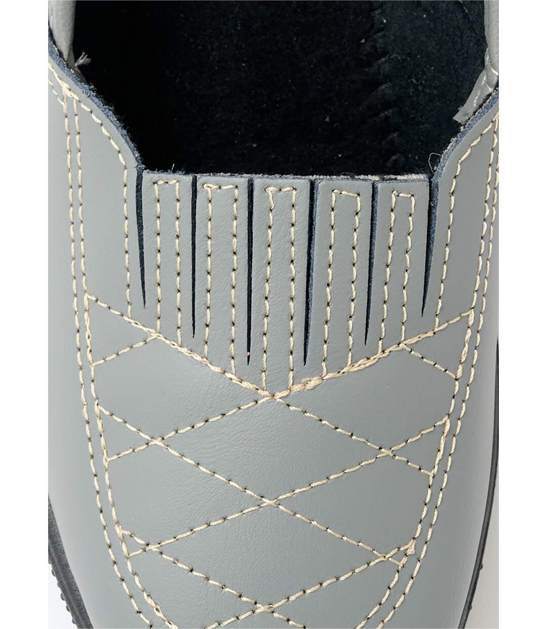 Mocassins cuir largeur confort élastiqués-3