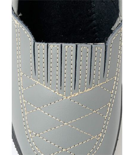 Mocassins cuir largeur confort élastiqués