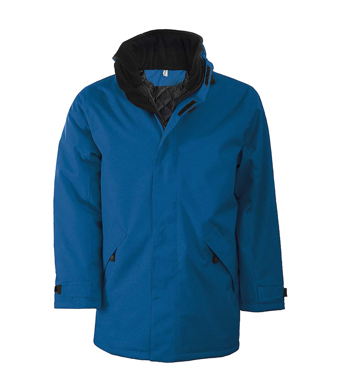 Parka homme bleu roi clair/noir Kariban-1