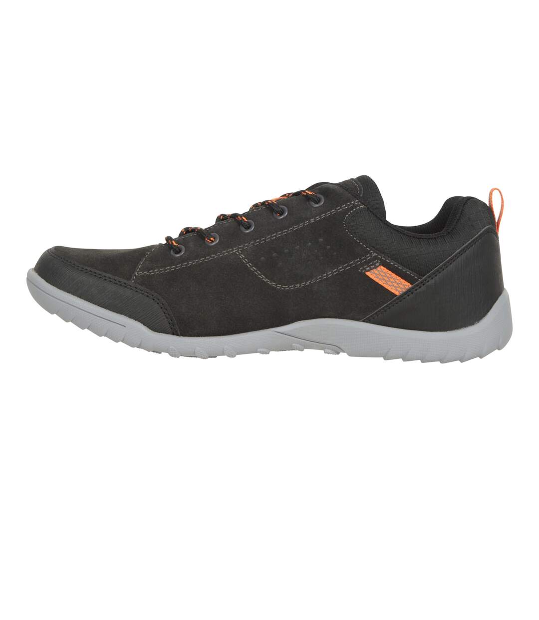 Mens Phantom Ii Cow Suede Walking Shoes Dark Grey Mountain Warehouse-3