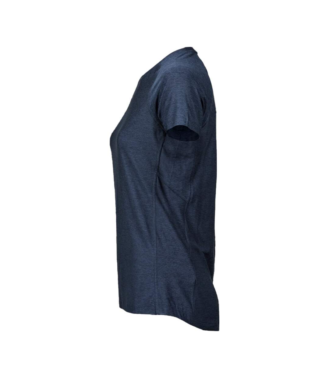 T-shirt Femme Bleu Marine Chiné Tee Jays-3