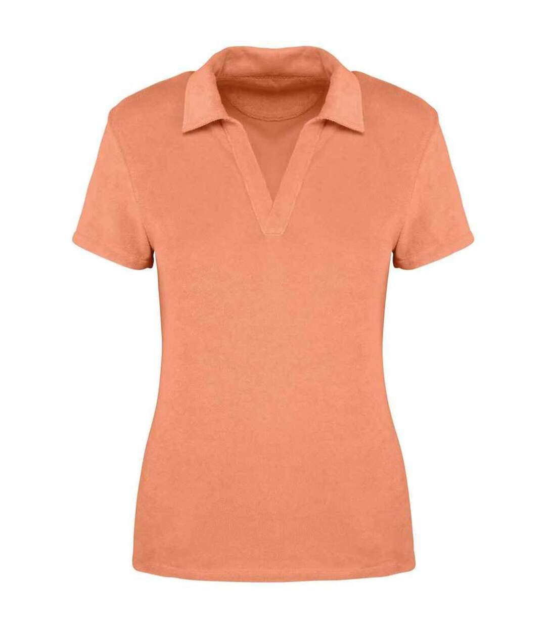 Polo femme abricot Native Spirit-1