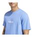 T-shirt Motif/style Linéaire Essentials Homme Bleu Blanc Adidas-4