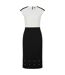 Womens/ladies Devoka Studded Midi Dress Black Boss-2