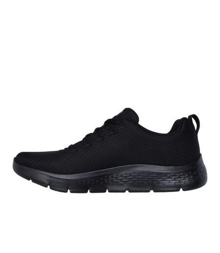 Mens go walk flex vespid trainers black Skechers