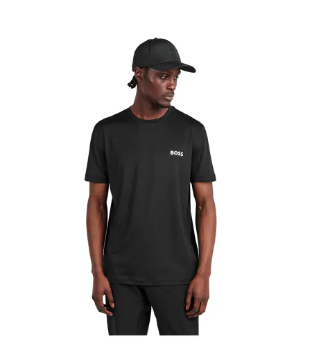 T-shirt Motif/style Logo Competition Homme Noir Boss