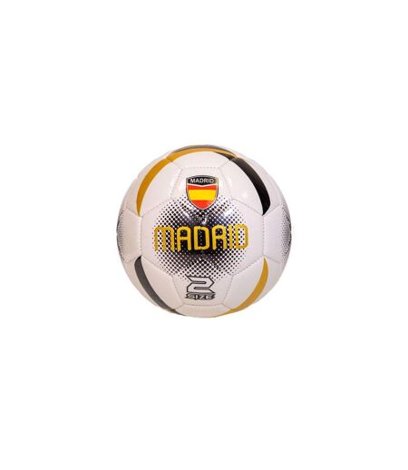 MADRID mini ballon blanc/noir/dore sport zone