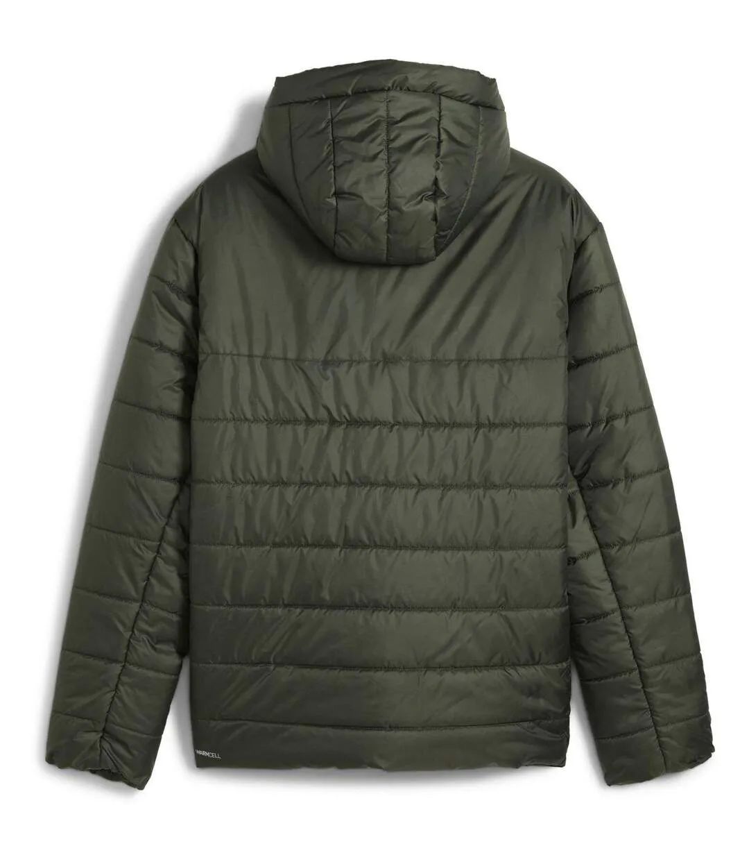Mens Essentials Insulated Hooded Jacket Dark Olive Puma-2