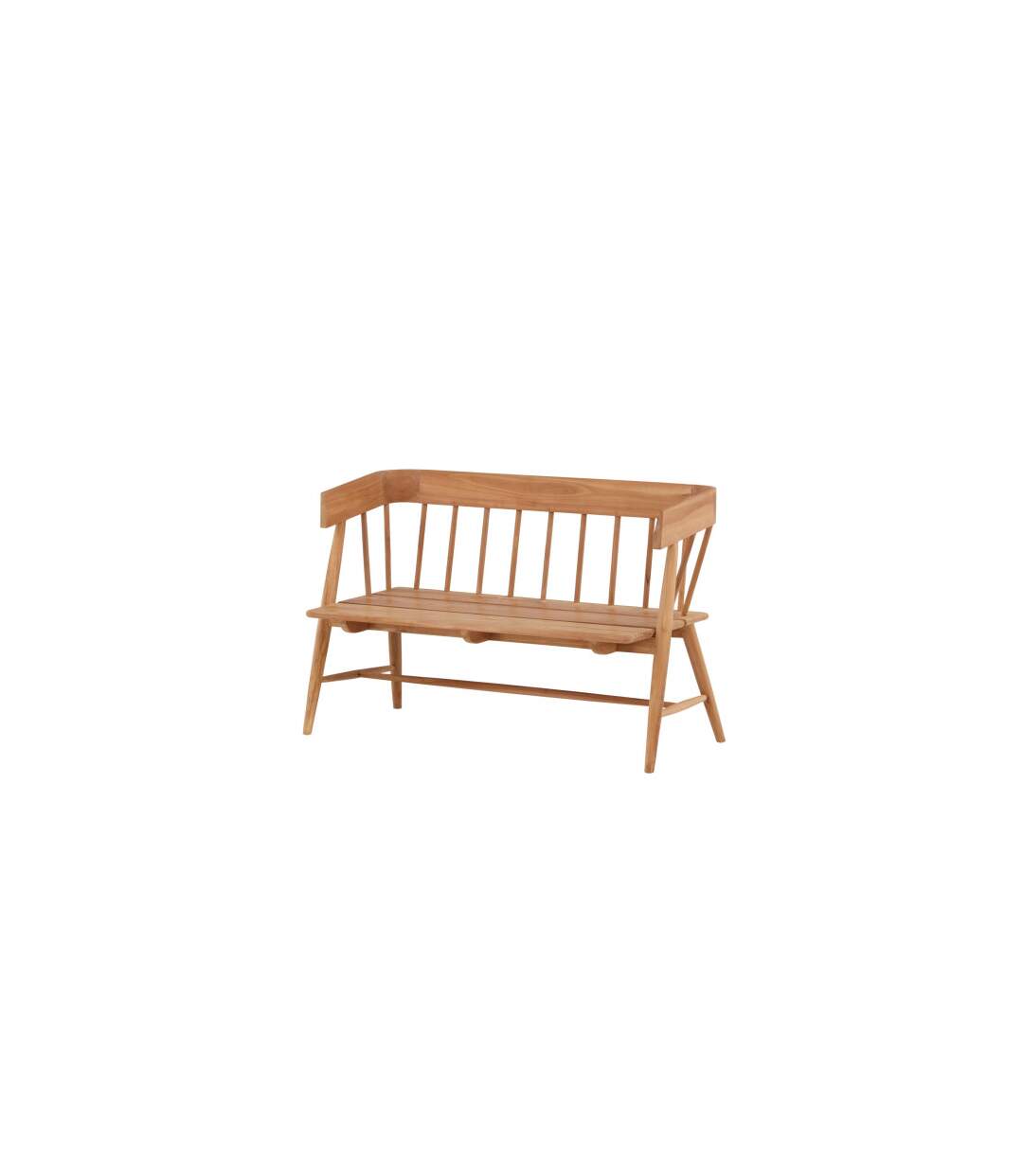 Banc de Jardin en Teck Split 132cm Naturel-3