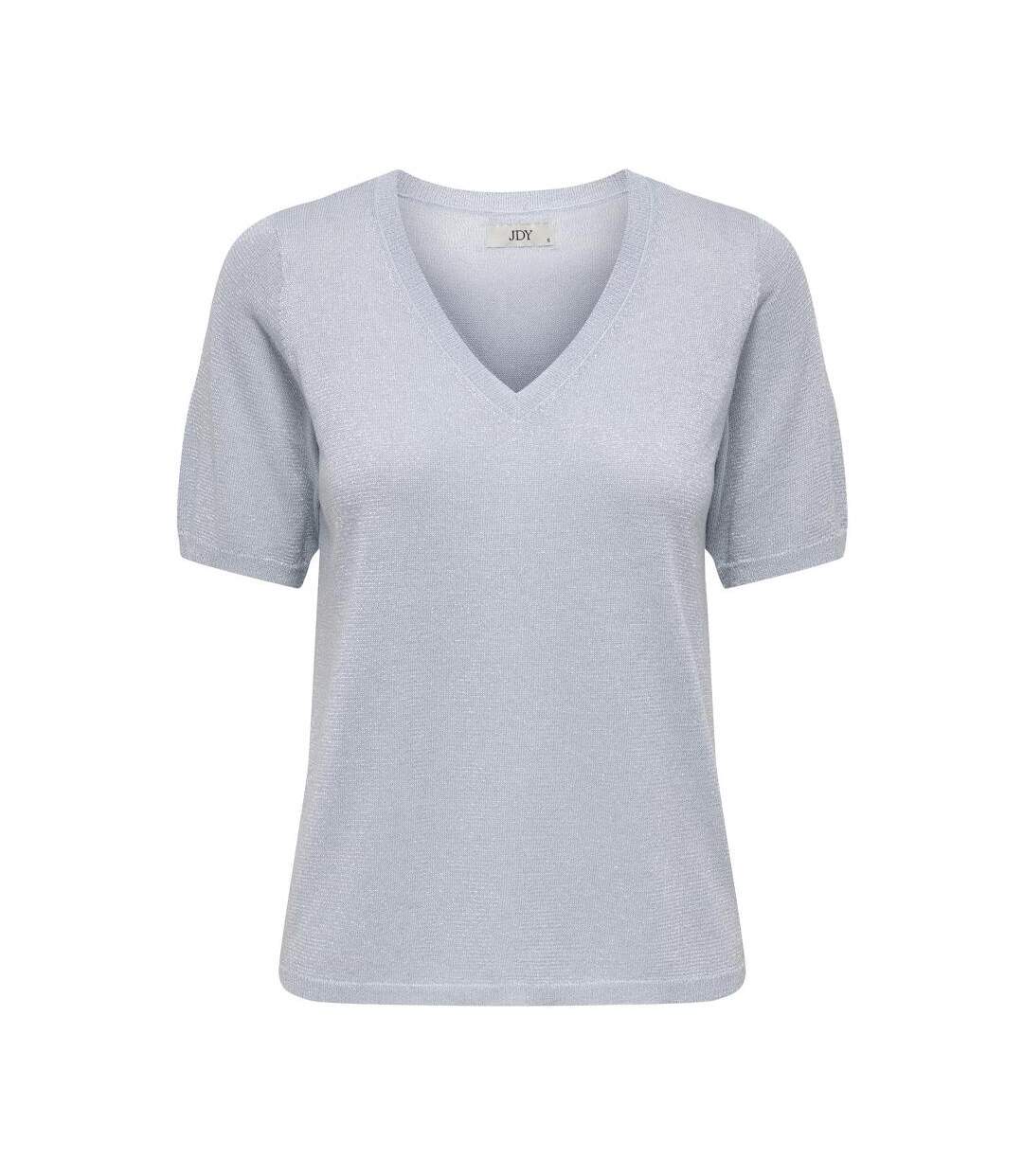 T-Shirt bleu femme jdy bodilla-1