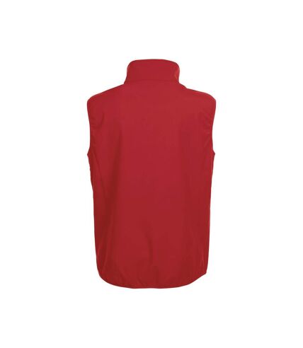 Clique Mens Basic Softshell Vest (Red) - UTUB203
