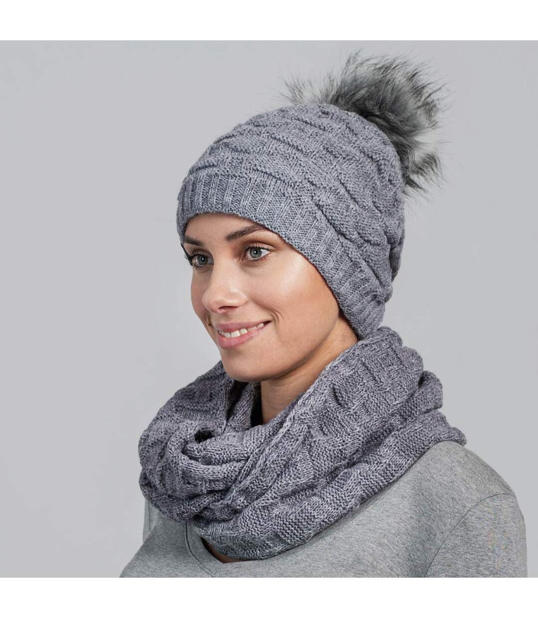 Snood et Bonnet Wiska  - Fabriqué en UE