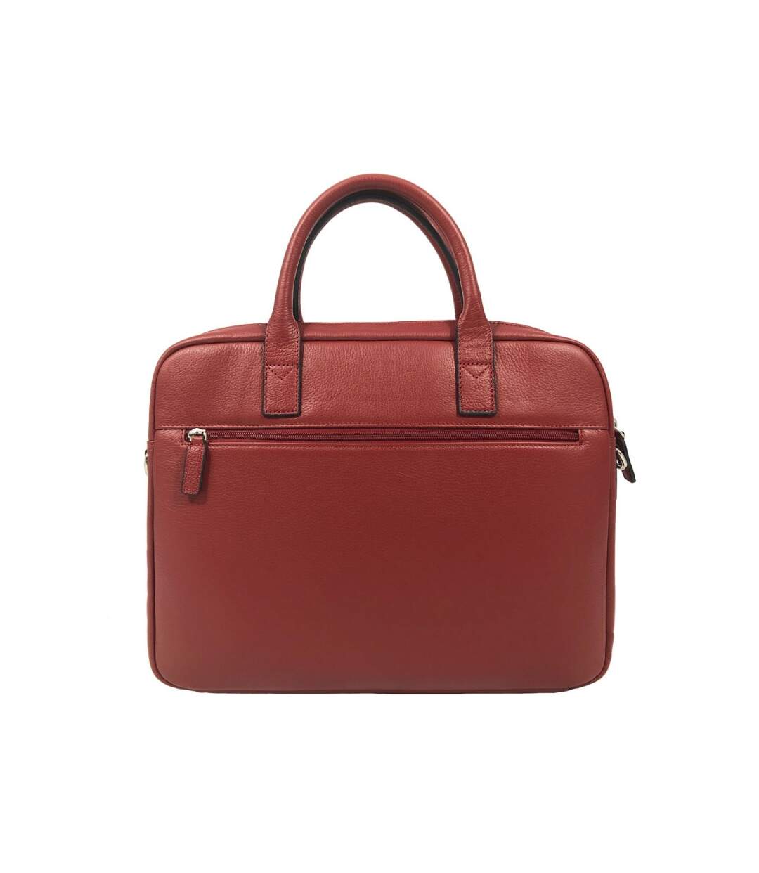 Katana - Cartable femme en cuir 14 2 cpts - rouge - 8641-2