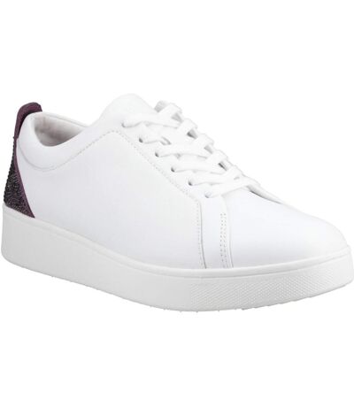 Baskets rally femme blanc / mauve / bordeaux FitFlop