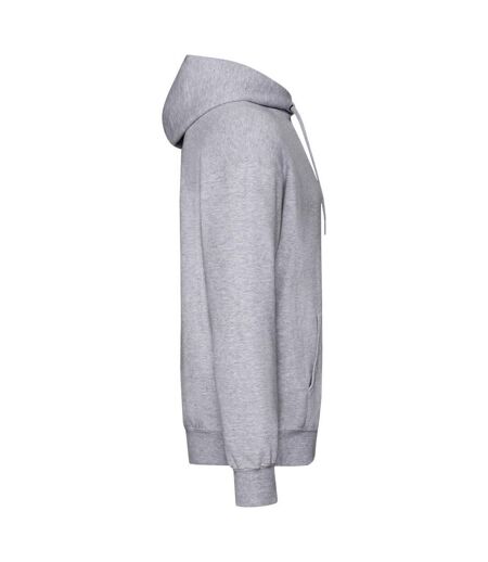 Sweat À Capuche Classic Homme Gris Chiné Fruit Of The Loom
