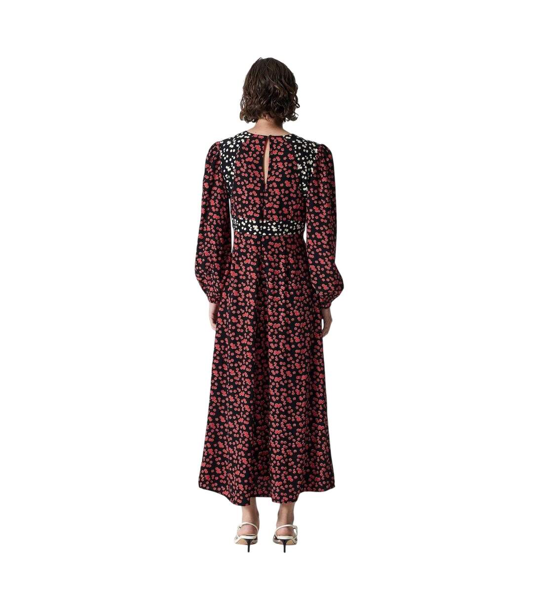 Robe Longue Delphine Femme Noir French Connection-3