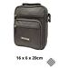 Sacoche homme bandoulière noire multi-poches - Style et les fonctionnalités-1