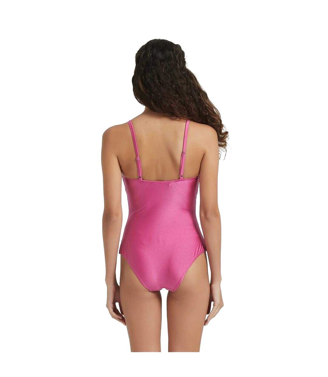 Maillot De Bain 1 Pièce Motif/style Maillé Femme Framboise Be You-3