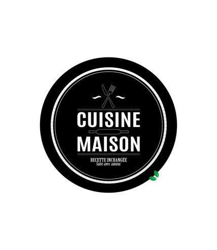 Paris Prix - Lot De 10 Assiettes En Carton cuisine 23cm Noir
