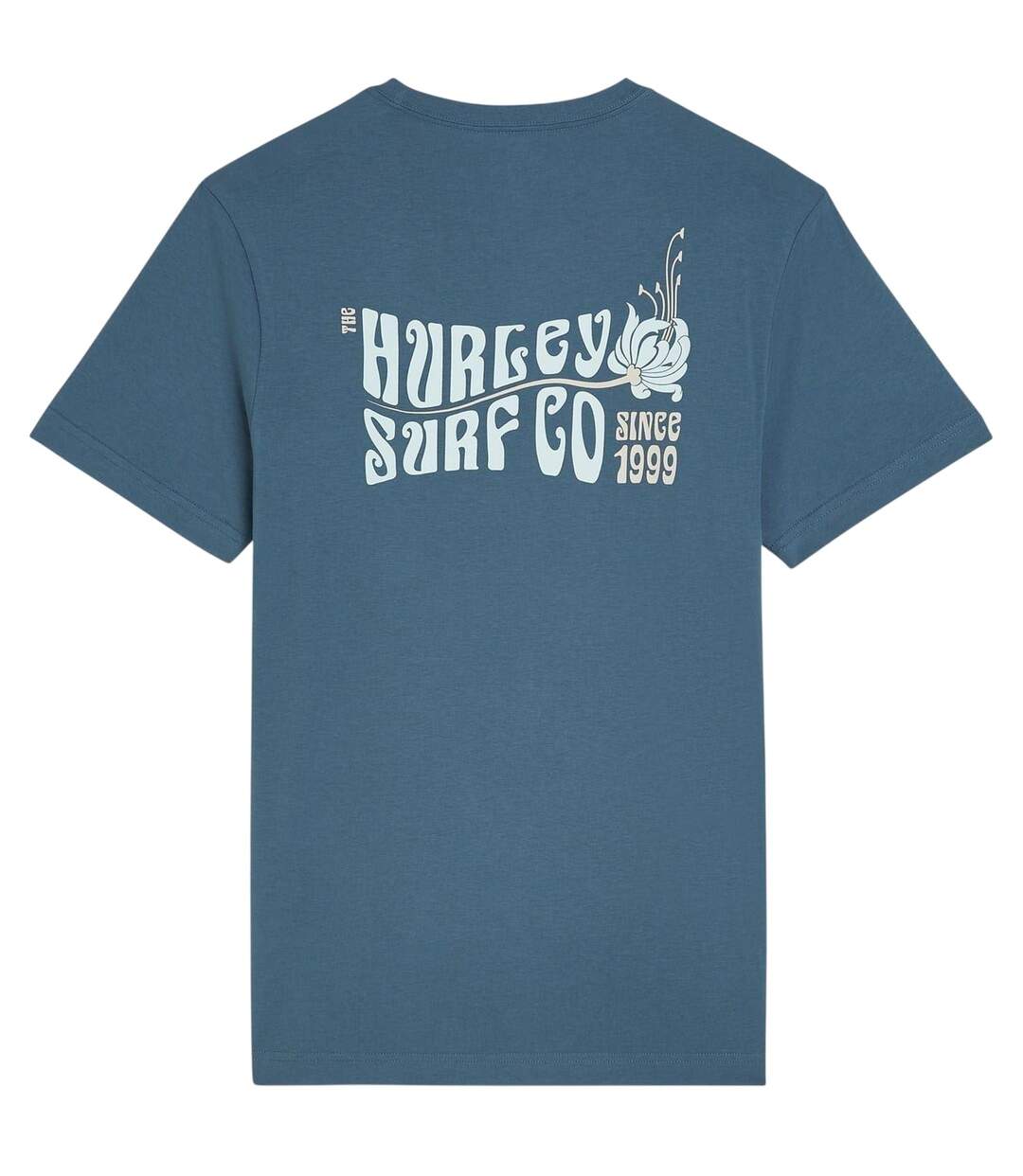 T-shirt Motif/style Graphique Homme Gris Bleu Marine Hurley-2