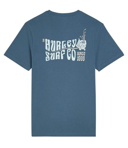 T-shirt Motif/style Graphique Homme Gris Bleu Marine Hurley