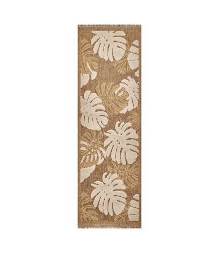 Tapis intérieur extérieur aspect jute jaune Tulum 9062 230 x 160 cm