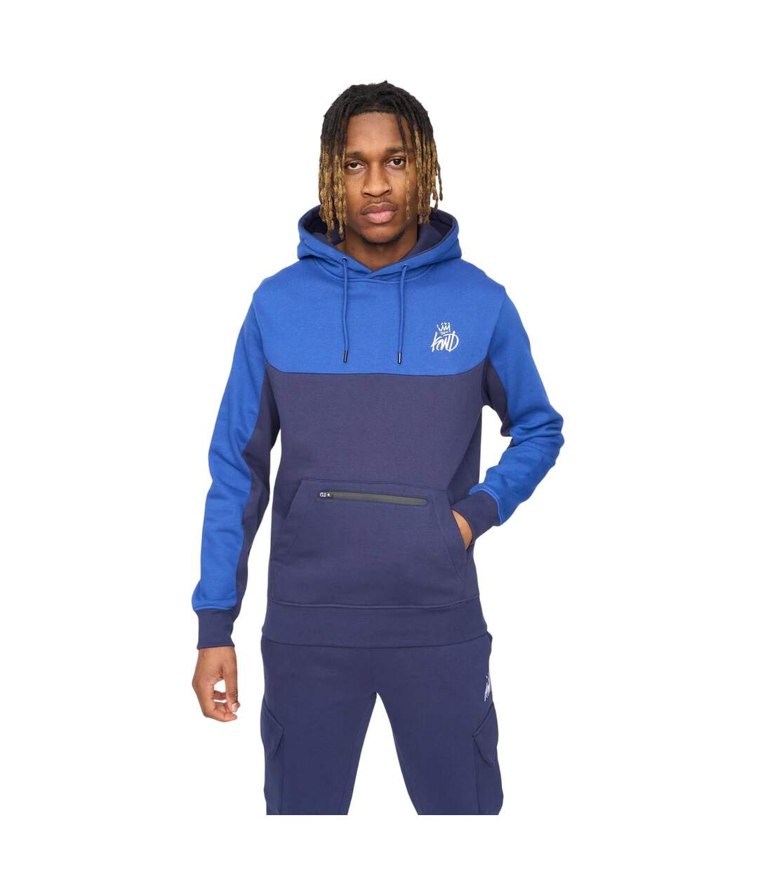 Sweat À Capuche Techy Homme Bleu Marine Bleu Kings Will Dream-2