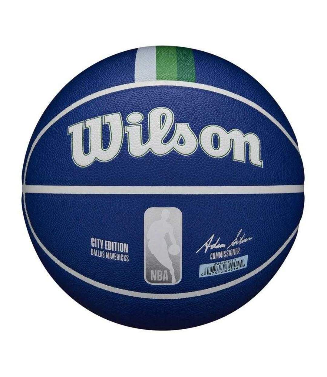 Ballon De Basket Motif/style Nba Dallas Mavericks Taille 7 Bleu Wilson-1