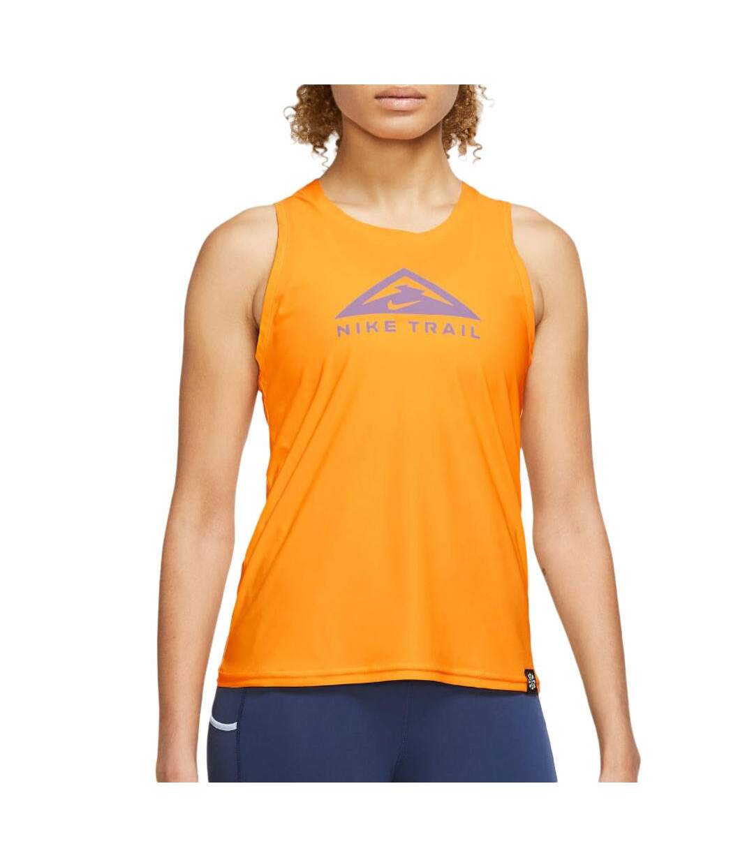 Débardeur Orange Femme Nike Trail Tank - L-1