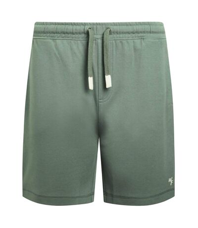 Mens crawford loop back shorts army green Weird Fish