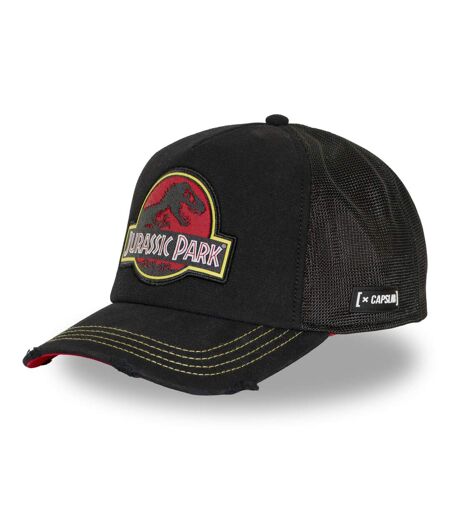 Casquette trucker premium avec filet et patch Jurassic Park Capslab