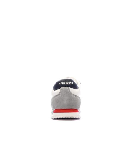 Baskets blanches/grises homme le coq sportif veloce i optical