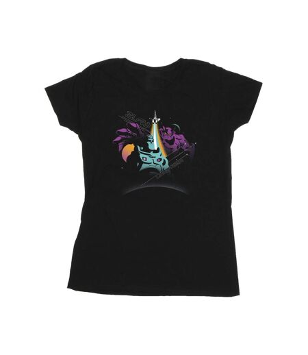 Disney T-shirt en coton Femme/Ladies Lightyear Zurg In Space (Noir) - UTBI28950