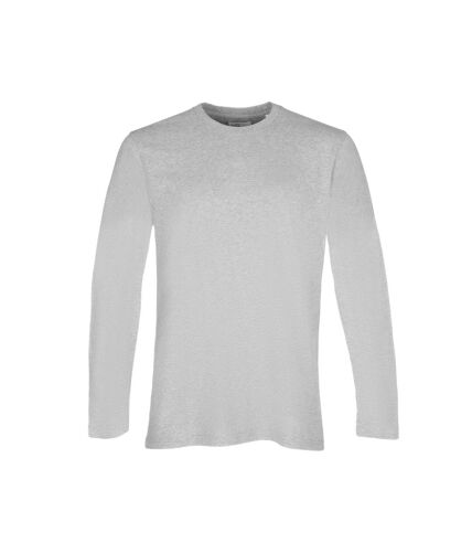 Skinnifit Mens Feel Good Long Sleeved Stretch T-Shirt (Heather Grey) - UTRW4736