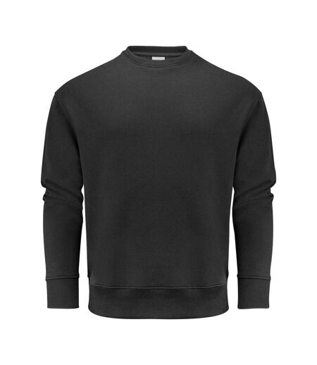 Unisex Adult Hopedale Crew Neck Sweatshirt Black James Harvest