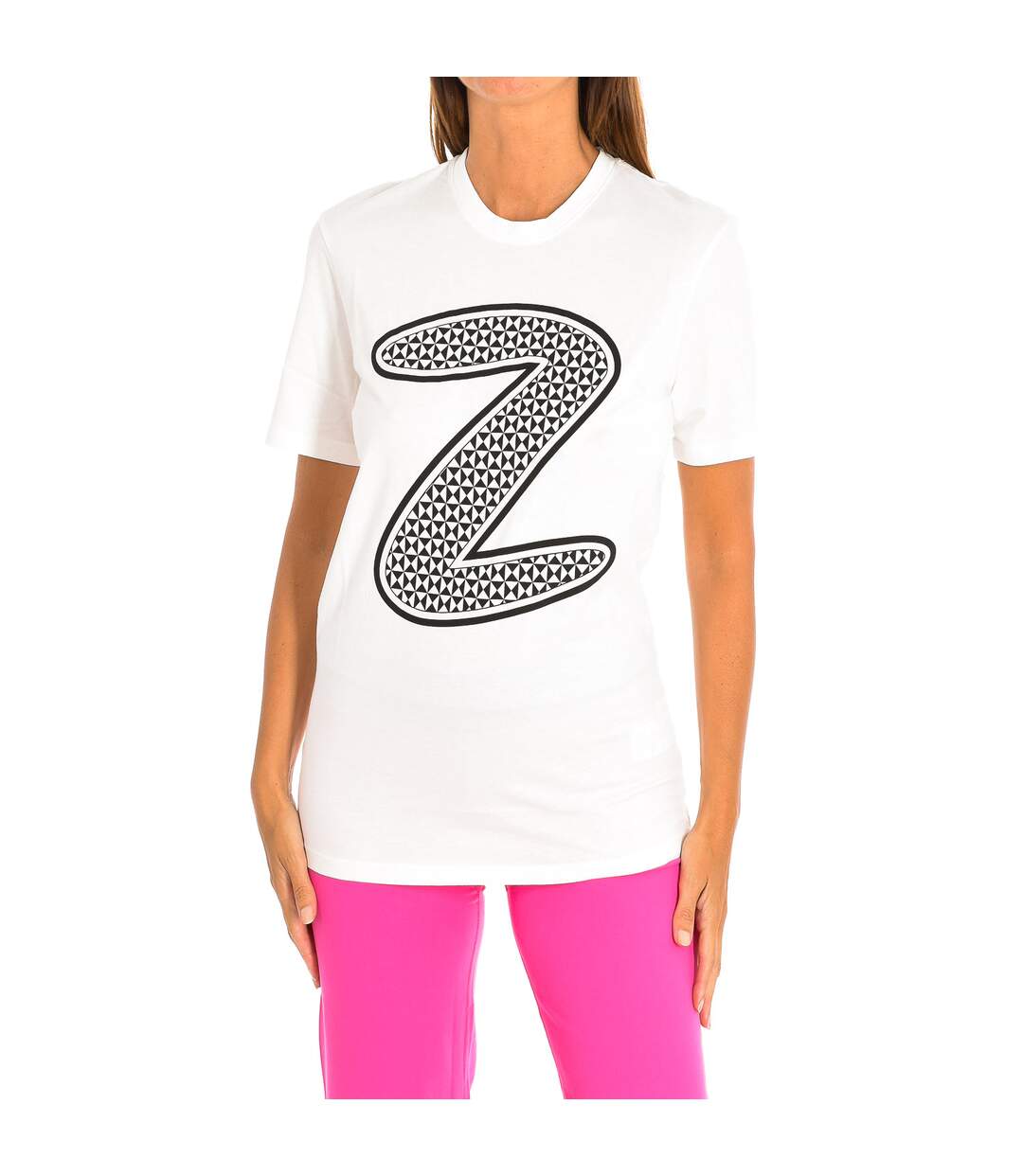 Women's short-sleeved round neck sports T-shirt Z2T00164-1