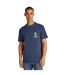 Mens Graphic Back Print T-shirt Blue Tommy Hilfiger-4
