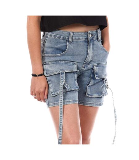 Short cargo bleu femme monday premium bue - l