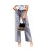 Jean flare bleu femme oraije mona jd671-1