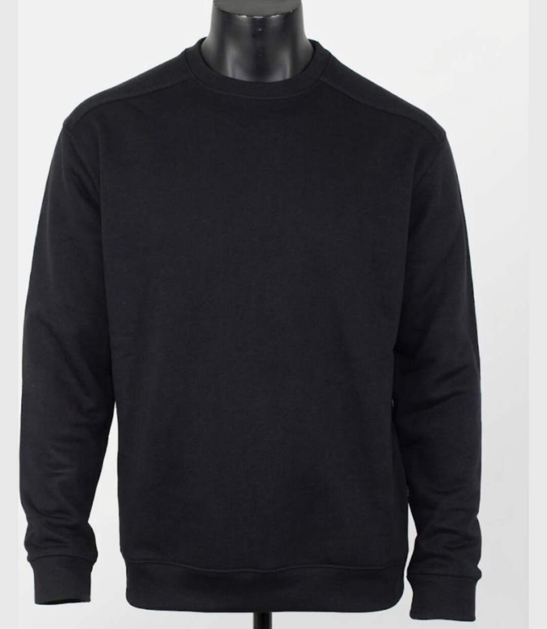 CHALLENGER E213 — Sweat col rond noir : l'incontournable confort et résistance-3