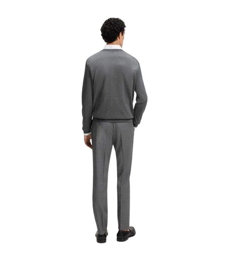 Pull Officiel Homme Gris Moyen Boss
