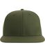 Unisex adult james 6 panel recycled polyester snapback cap olive Atlantis-1