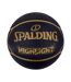 Ballon De Basket Highlight Taille 7 Noir Marron Spalding-1