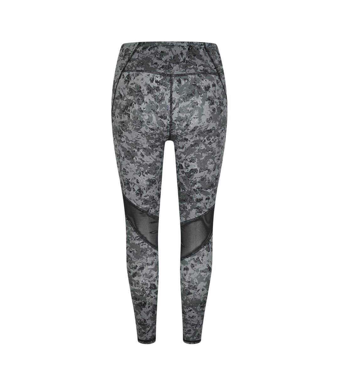 Legging Motif/style Camouflage Femme Gris Everlast-4